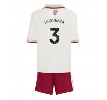 Arsenal Cristhian Mosquera #3 Koszulka Trzecia dzieci 2025-26 Krótki Rękaw (+ krótkie spodenki)